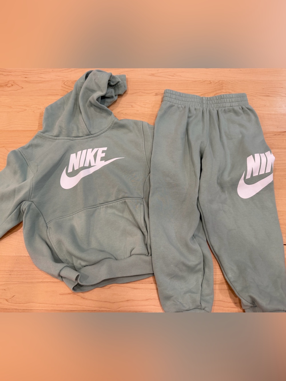 Nike Kids Sage Green Hoodie & Jogger Set